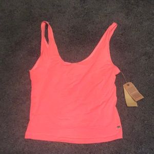 Bright orangish/pink tank top